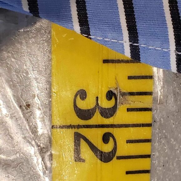 Polo Ralph Lauren Oxford Shirt Men's XL Blue Stripe Twill LS Button Down - Picture 9 of 10